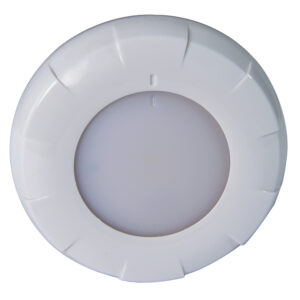 Lumitec Aurora LED Dome Light – White Finish – White/Blue Dimming
