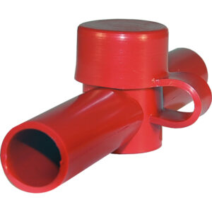 Blue Sea 4003 Cable Cap Dual Entry – Red
