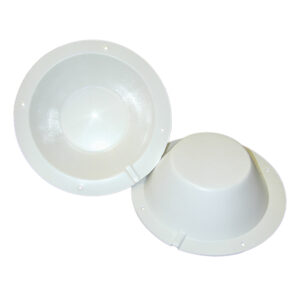 Poly-Planar 8-1/2″ Speaker Back Cover – White