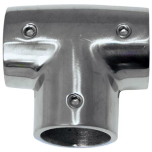 Whitecap 1″ O.D. 90° SS Tee Rail Fitting