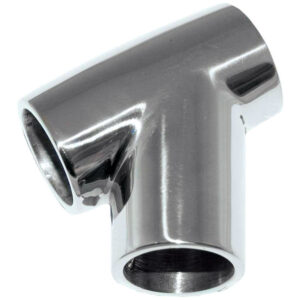 Whitecap 1″ O.D. 60° SS Universal Tee