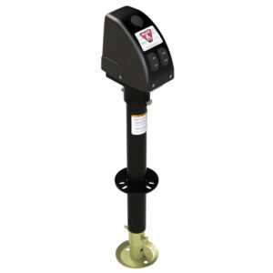Bulldog 3,500lbs A-Frame RV Jack w/Powered Drive – 12V – Black Cover