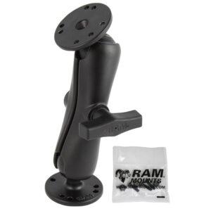 RAM Mount 1.5″ Double Ball Mount with Hardware for Garmin Striker + More