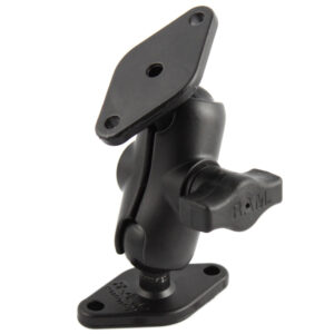 RAM Mount 1″ Diameter Ball Mount w/Short Arm & 2 Diamond Bases