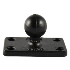 RAM Mount 1.5″ x 2.5″ Rectangle Base w/1″ Ball