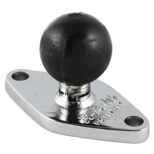 RAM Mount Chrome Diamond Base w/1″ Ball