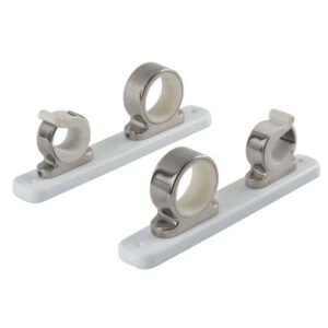 TACO 2-Rod Hanger w/Poly Rack – Polished Stainless Steel