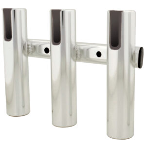TACO 3-Rod Holder Rack – Brushed Aluminum