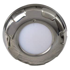 Lumitec Aurora – LED Dome Light – Polished SS Finish – White Dimming