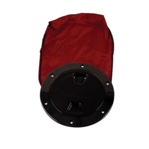 Beckson 4″ Stow-Away Deck Plate – Black w/12″ Bag