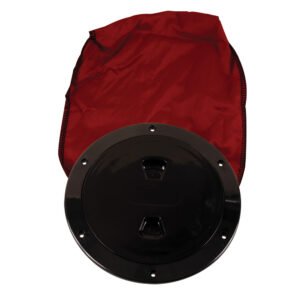 Beckson 6″ Stow-Away Deck Plate – Black w/12″ Bag