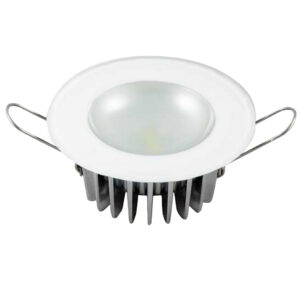 Lumitec Mirage – Flush Mount Down Light – Glass Finish/No Bezel – 2-Color White/Red Dimming