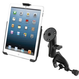 RAM Mount Yoke Clamp Mount w/Apple iPad mini EZ-ROLL’R Cradle