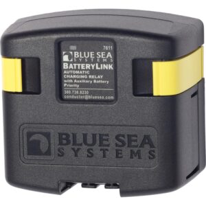 Blue Sea 7611 DC BatteryLink™ Automatic Charging Relay – 120 Amp w/Auxiliary Battery Charging