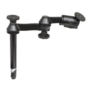 RAM Mount Double Swing Arm w/8″ Male and No Female Tele-Pole