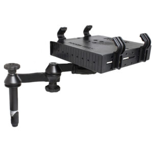RAM Mount Double Swing Arm w/4″ Male Tele-Pole – Laptop Tray