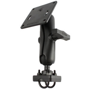 RAM Mount 1.5″ Rail Mount w/Double U-Bolt Bases & 3.625″ Square Base