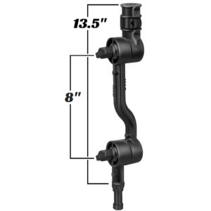 RAM Mount Adjustable Adapt-a-Post 13.5″ Extension Arm