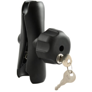 RAM Mount Double Socket Arm w/Locking Knob f/1.5″ Ball Bases