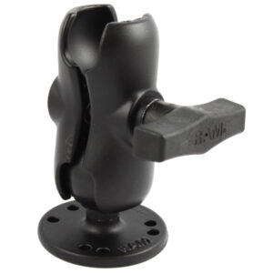 RAM Mount 1.5″ Ball Short Arm w/2.5″ Round Base
