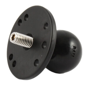 RAM Mount 2.5″ Round Base w/1.5″ Ball & 3/8″-16 Threaded Male Post f/Cameras
