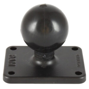 RAM Mount 2″ x 2.5″ Rectangle Base w/1.5″ Ball