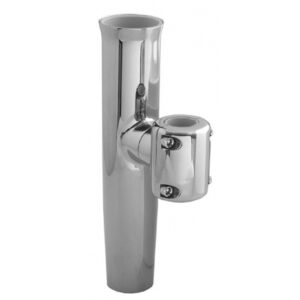 TACO Stainless Steel Clamp-On Adjustable Rod Holder – 1-1/16″ & 1-5/16″ O.D. (Pipe), 1-1/4″ O.D. (Tube)