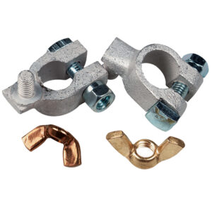 Ancor Tinned Battery Terminal – 5/16″ & 3/8″ Stud – Positive & Negative Combo