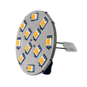 Lunasea G4 10 Back Pin LED Light Bulb – 12VAC or 10-30VDC/2W/140 Lumens – Warm White