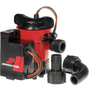 Johnson Pump Cartridge Combo 1000GPH Auto Bilge Pump w/Switch – 12V