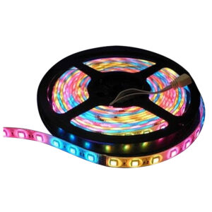 Lunasea Waterproof IP68 LED Strip Lights – Red/Green/Blue – 5M