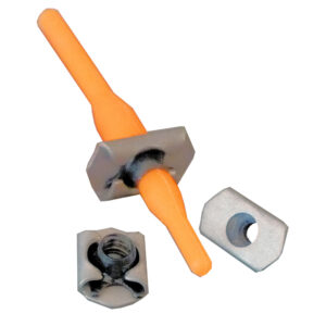 Weld Mount Stainless Nut Plate w/#10 x 24 Threads – Qty. 10