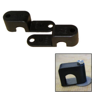 Weld Mount Single Poly Clamp f/1/4″ x 20 Studs – 1/2″ OD – Requires 1.5″ Stud – Qty. 25