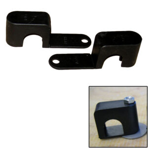 Weld Mount Single Poly Clamp f/1/4″ x 20 Studs – 3/4″ OD – Requires 1.75″ Stud – Qty. 25