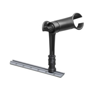 RAM Mount Ram Tube Jr. Rod Holder w/ 6″ Post & Adapt-A-Post Track Mounting Base