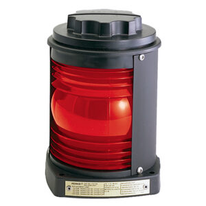Perko Side Light – Black Plastic, Red Lens