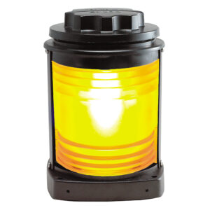 Perko Towing Light – Black Plastic, Yellow Lens