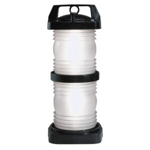 Perko Double Lens Navigation Light – Masthead Light – Black Plastic, White Lens
