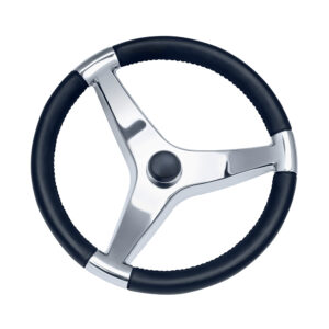 Schmitt Marine Evo Pro 316 Cast Stainless Steel Steering Wheel – 13.5″ Diameter