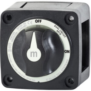 Blue Sea 6010200 Battery Switch Dual Circuit – Black