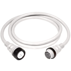 Marinco 50Amp 125/250V Shore Power Cable – 50′ – White