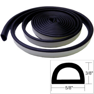 TACO Weather Seal – 10’L x ⅜”H x ⅝”W – Black