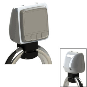 Scanstrut Scanpod Single Instrument Pod Rail Mount – Cut f/Standard Instrument – Fits 1″ – 1.33″ Rails