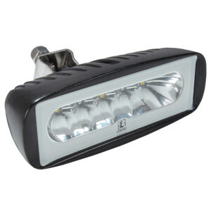 Lumitec Caprera2 – LED Flood Light – Black Finish – 2-Color White/Red Dimming
