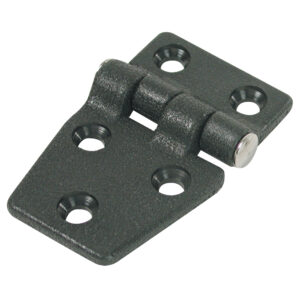 Whitecap Shortside Door Hinge – Black Nylon – 1-3/8″ x 2-1/4″