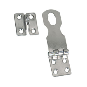 Whitecap Swivel Safety Hasp – CP/Brass – 1″ x 3″