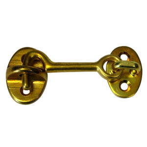 Whitecap Cabin Door Hook – Polished Brass – 2″