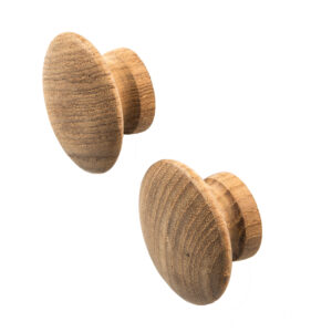 Whitecap Teak Round Drawer Knob – 2″ – 2 Pack