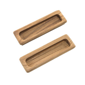 Whitecap Teak Large Rectangular Drawer Pull – 4-1/2″L – 2 Pack