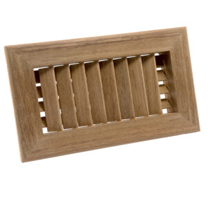 Whitecap Teak Air Conditioning Vent – 9-3/4″ x 5-3/4″ x 1-1/2″